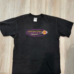 Vintage Authentic Los Angeles Lakers 2009 Championship T-Shirt Kobe Bryant